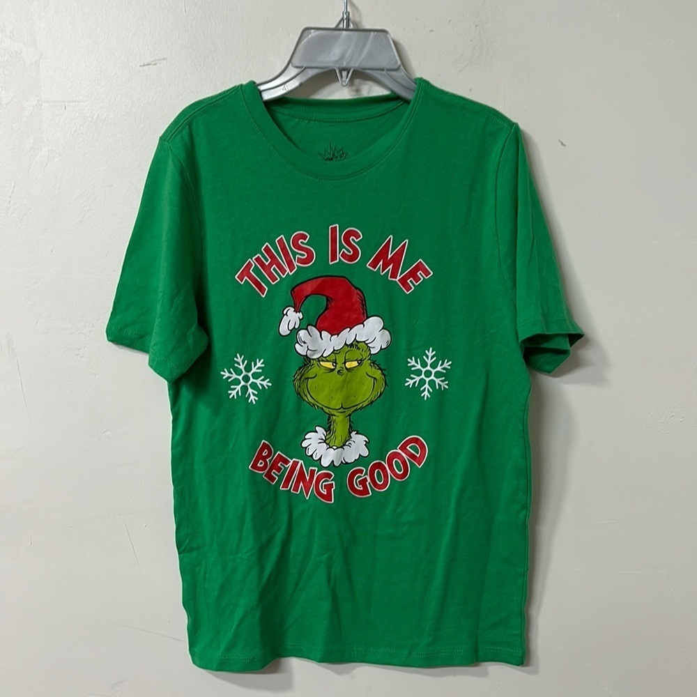 Grinch Green Graphic Tee nwot